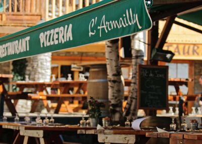 Terrasse Restaurant Armailly Tignes